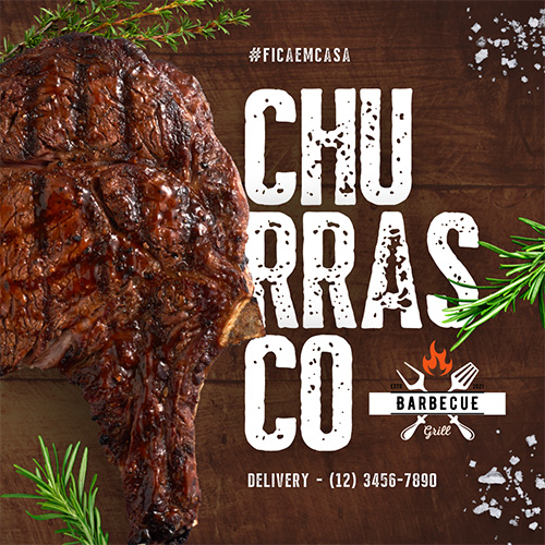 Churrasco Delivery - Instagram Posts